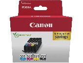 Canon Tinte CLI-551 6509B015 4er Multipack (BKMCY)